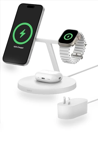 3-in-1 Wireless Charging Station — Chargers, Belkin