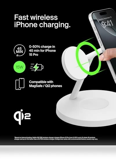 3-in-1 Wireless Charging Station — Chargers, Belkin