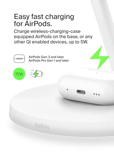 3-in-1 Wireless Charging Station — Chargers, Belkin