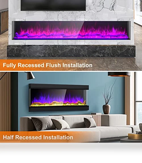 3 Sided Electric Fireplace Insert — Electric Heating Solutions, Cosmopolitan Fireplaces