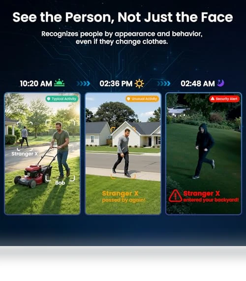 4K Security Cameras Wireless Outdoor — Smart Home Security, AOSU