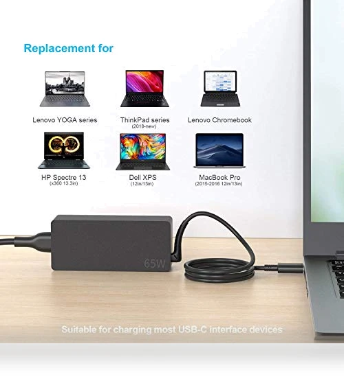 65W USB C Laptop Charger — Chargers & Adapters, DECSZDY