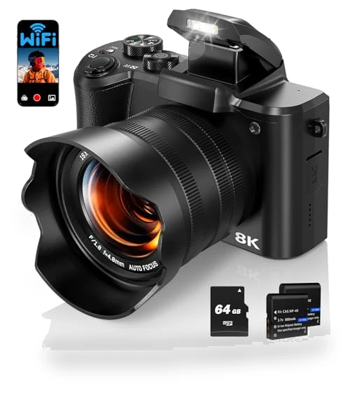 8K Digital Camera for Photography — Camcorder Accessories, Fulealfly