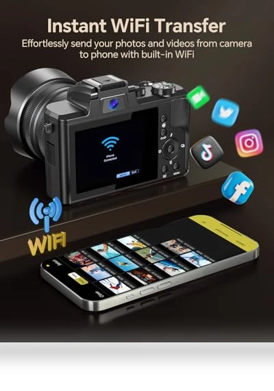 8K Digital Camera for Photography — Camcorder Accessories, Fulealfly