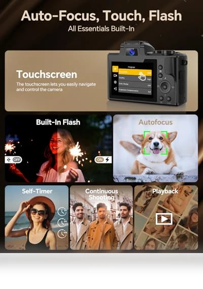 8K Digital Camera for Photography — Camcorder Accessories, Fulealfly