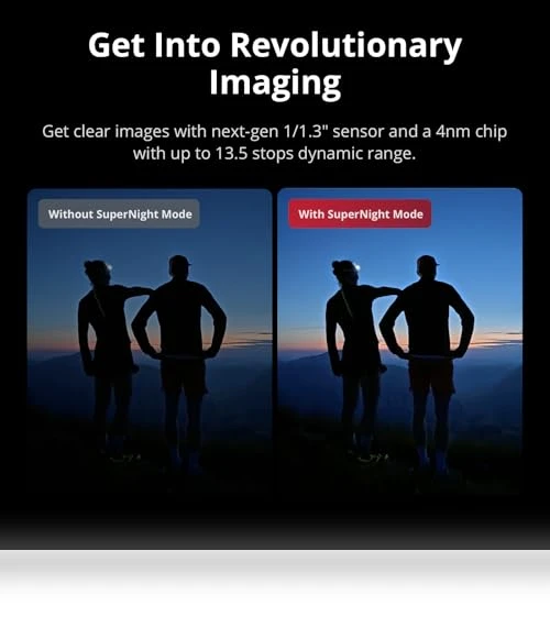 Action Camera 4K with Extended Battery Life — Wearable Cameras, DJI