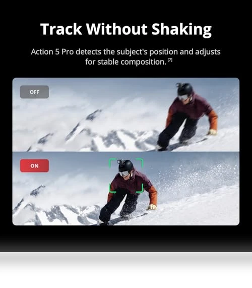 Action Camera 4K with Extended Battery Life — Wearable Cameras, DJI