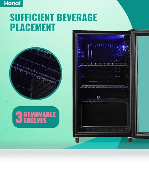 Beverage Refrigerator Mini Fridge Cooler — Mini Fridges, WANAI