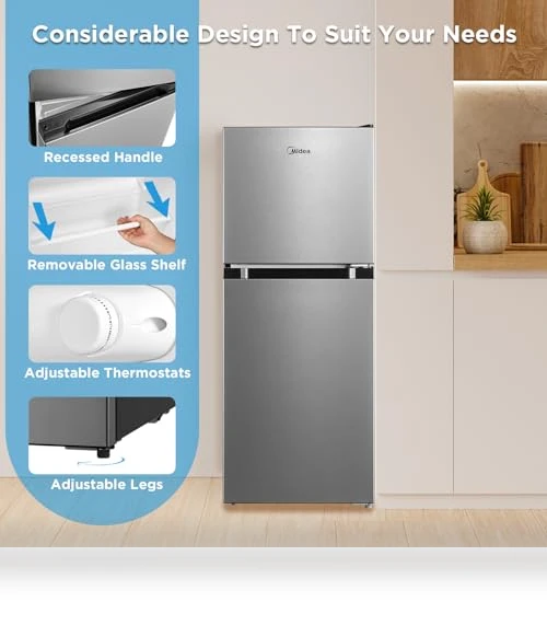 Double Door Refrigerator — Mini Fridges, Midea