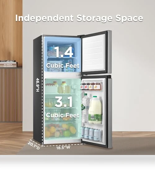 Double Door Refrigerator — Mini Fridges, Midea