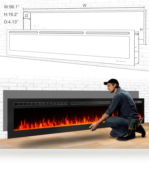 Electric Fireplace Insert — Electric Heating Solutions, CharaVector