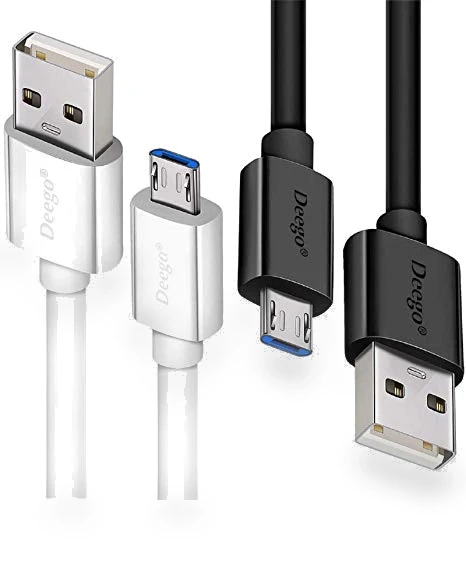 Extra Long Micro USB Cable 2Pack — Chargers, DEEGO