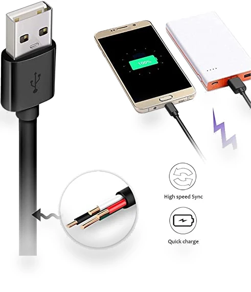Extra Long Micro USB Cable 2Pack — Chargers, DEEGO