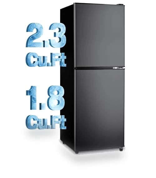 Fridge with Bottom Freezer and Drawer — Mini Fridges, Anypro