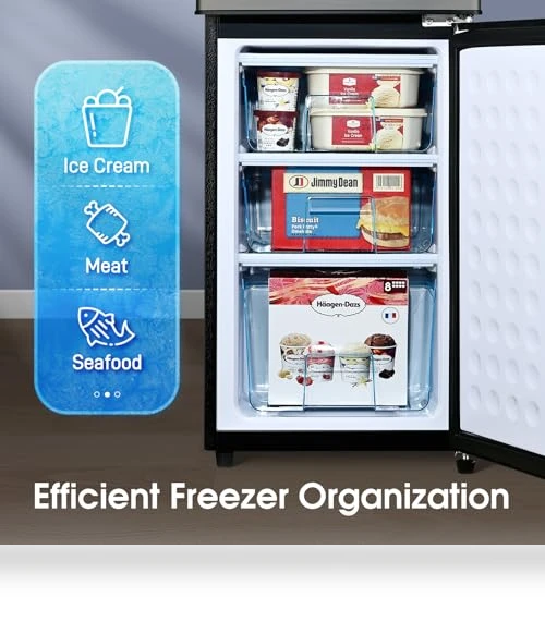 Fridge with Bottom Freezer and Drawer — Mini Fridges, Anypro