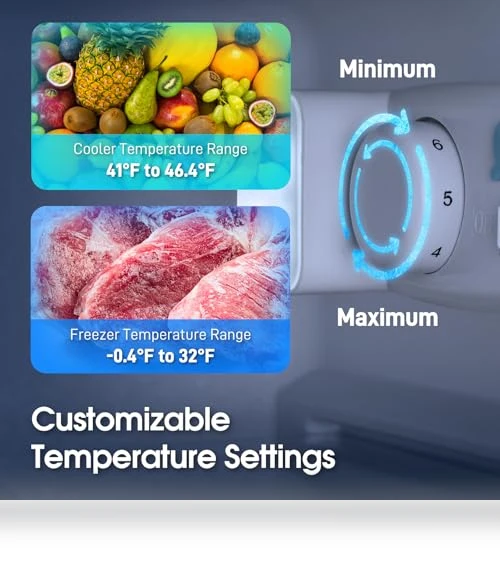 Fridge with Bottom Freezer and Drawer — Mini Fridges, Anypro