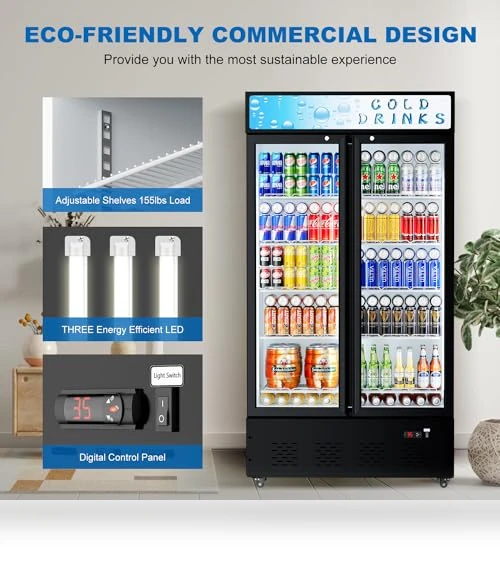 Glass Door Display Refrigerator — Mini Fridges, FreezLabs