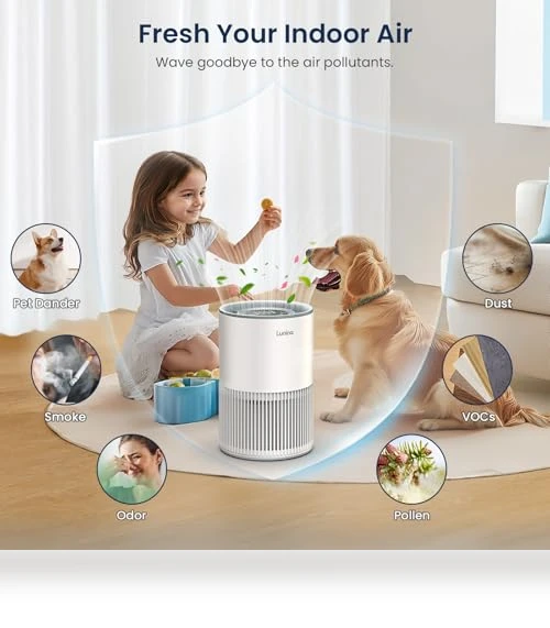 H13 True HEPA Air Purifier — Electrostatic Air Purifiers, LUNINO