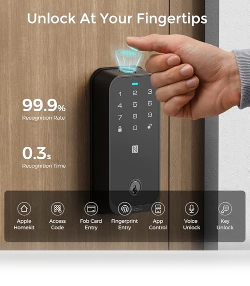 Keyless Entry Door Lock with Apple Home Key — Deadbolts, LNDU