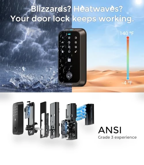 Keyless Entry Door Lock with Apple Home Key — Deadbolts, LNDU