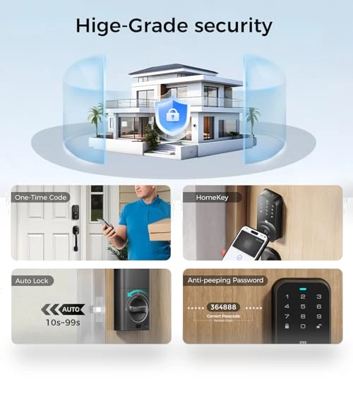 Keyless Entry Door Lock with Apple Home Key — Deadbolts, LNDU