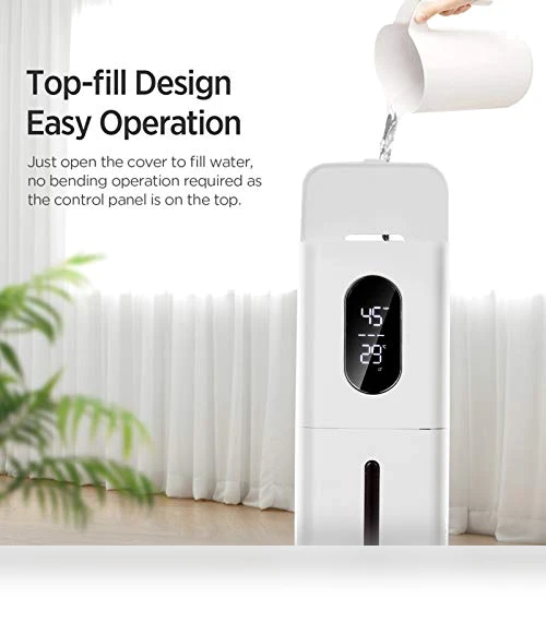 Large Ultrasonic Humidifier with Remote Control — Air Moisturizers, AILINKE