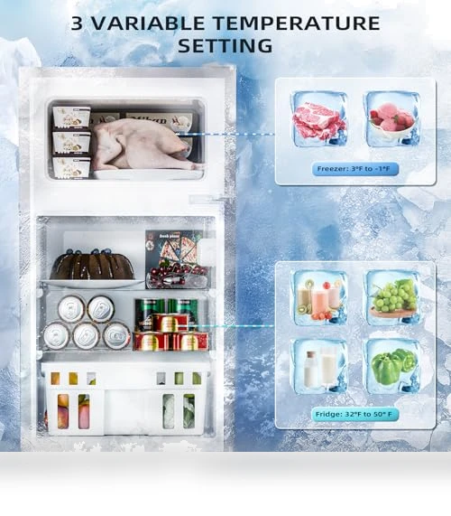 Mini Refrigerator with Freezer — Mini Fridges, Antarctic Star