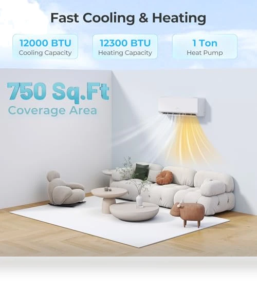 Mini Split Air Conditioner & Heater — Cooling Solutions, COSTWAY