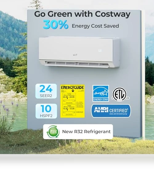 Mini Split Air Conditioner & Heater — Cooling Solutions, COSTWAY