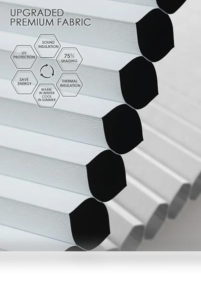 Motorized Cellular Shades — Honeycomb, Yoolax