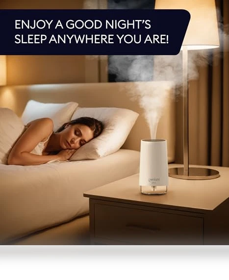 Portable Cool Mist Humidifier — Air Moisturizers, GENIANI