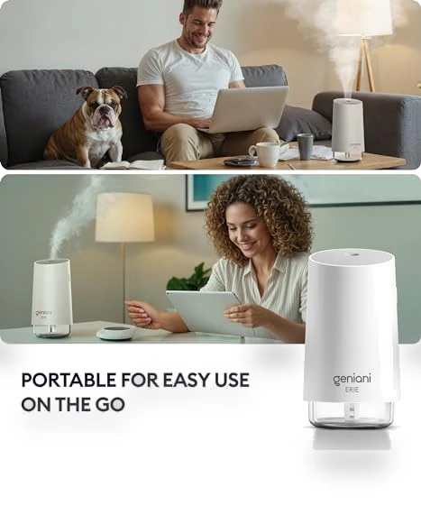 Portable Cool Mist Humidifier — Air Moisturizers, GENIANI