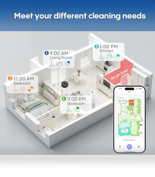 Robot Vacuum and Mop with Mapping — Smart Cleaning Robots, eitton