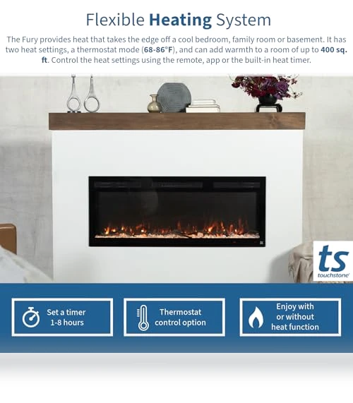 Smart Electric Fireplace — Tabletop Fireplaces, Touchstone
