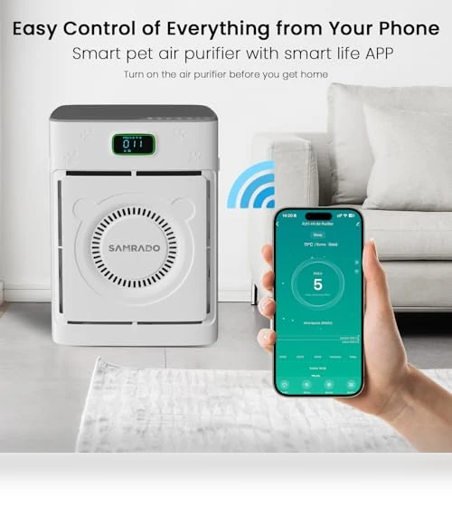Smart Pet Air Purifier — Activated Carbon Air Purifiers, Samrado