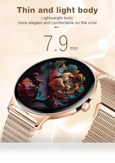 Smart Watch for Women with AMOLED Display — Smartwatches, SOUYIE