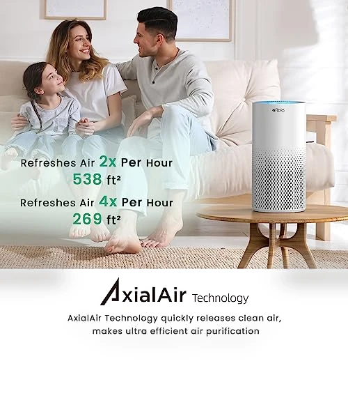 Smart WiFi Air Purifier for Large Rooms — Activated Carbon Air Purifiers, Afloia