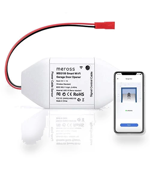 Smart WiFi Garage Door Opener Remote — Smart Home Hubs & Controllers, meross