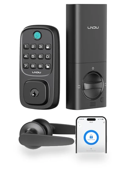 WiFi Smart Keypad Deadbolt with Handle Set — Deadbolts, LNDU