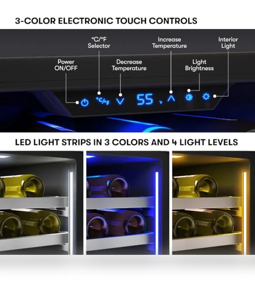 Wine Fridge Single Zone Under Counter — Wine Storage Solutions, Zephyr