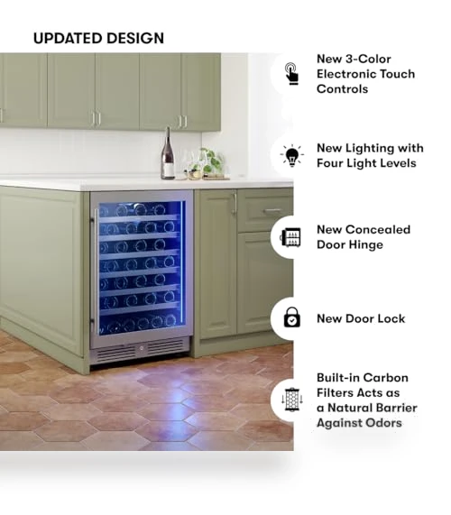 Wine Fridge Single Zone Under Counter — Wine Storage Solutions, Zephyr