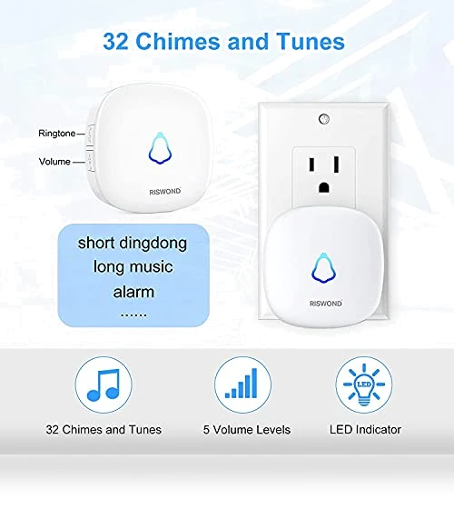 Wireless Motion Sensor Door Chime — Chimes, AMHEY