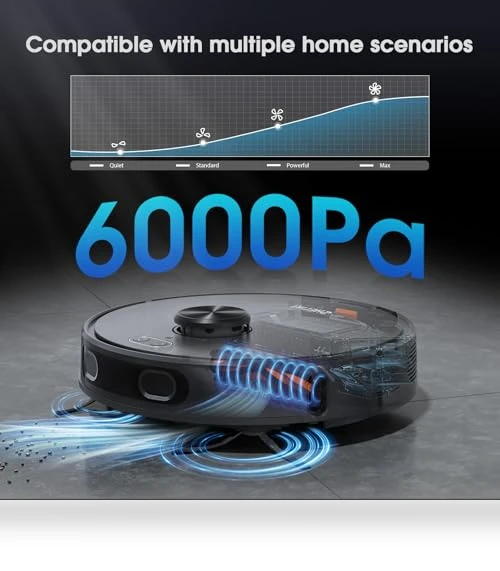3-in-1 Robotic Vacuum and Mop — Smart Cleaning Robots, SHELIKI