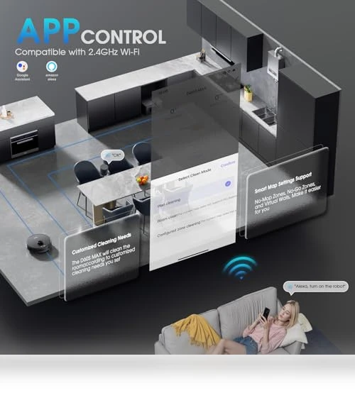 3-in-1 Robotic Vacuum and Mop — Smart Cleaning Robots, SHELIKI