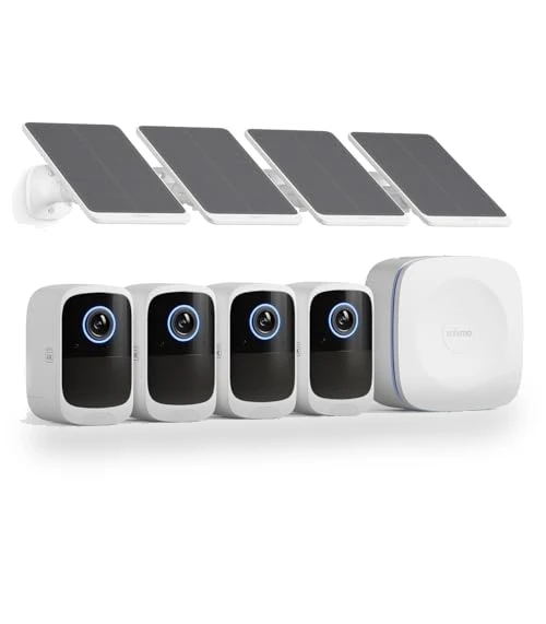 4K Security Cameras Wireless Outdoor/Indoor — Smart Home Security, Safemo