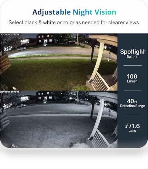 4K Security Cameras Wireless Outdoor/Indoor — Smart Home Security, Safemo