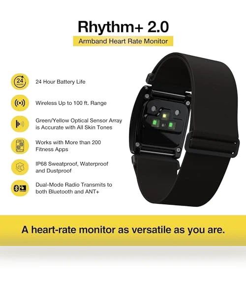 Advanced Waterproof & Dustproof Heart Rate Monitor Armband — Fitness & Activity Monitors, Scosche