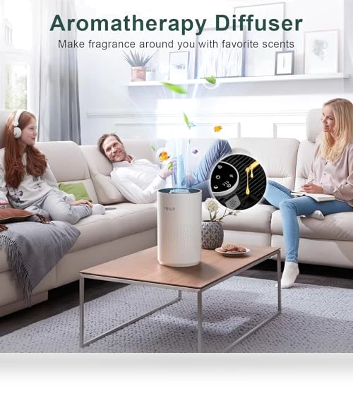 Air Purifier with H14 True HEPA Filter — Activated Carbon Air Purifiers, VNIUP