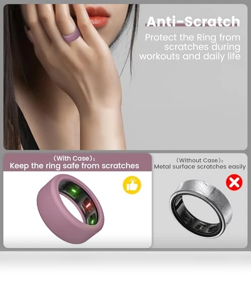 Anti-Scratch Elastic Silicone Ring Case Protector — Smart Rings, syalcor