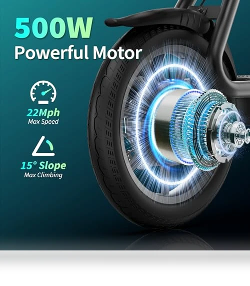 Electric Scooter with Seat — Electric Self-Balancing Scooters, MAXSHOT